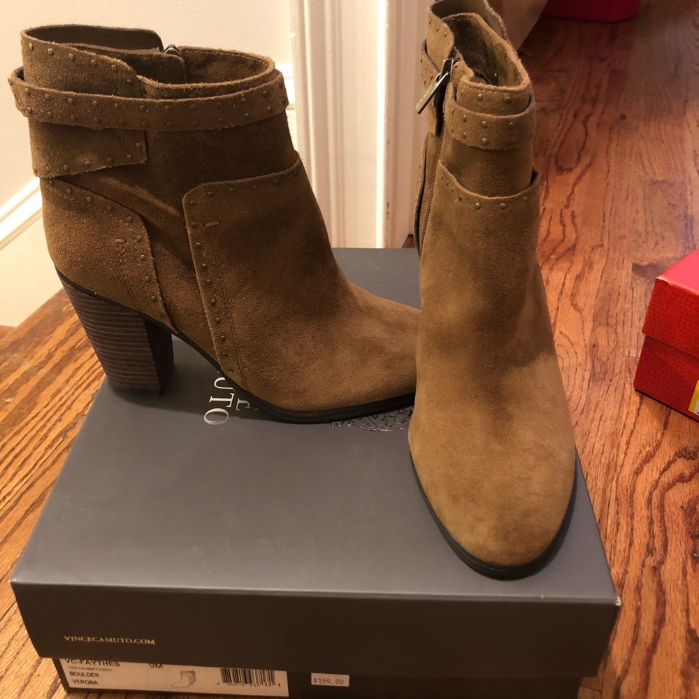 Vince Camuto suede booties